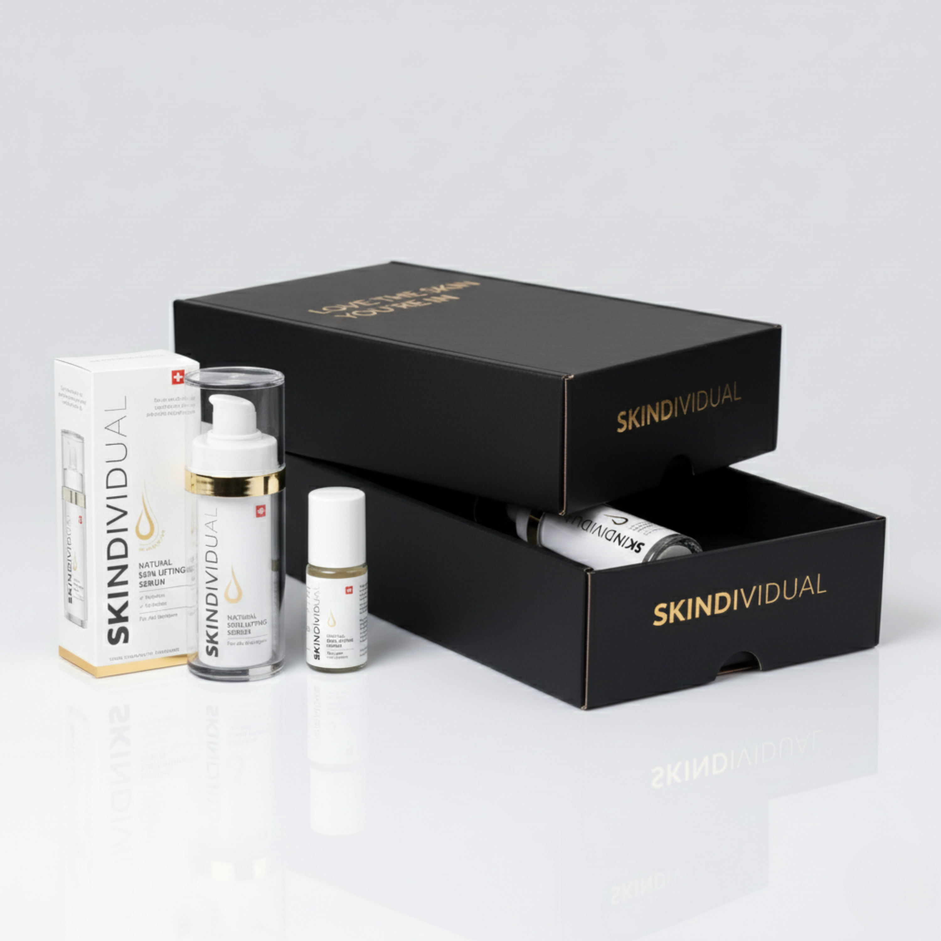 Geschenkbox Set: 30ml Serum & Eye Roller